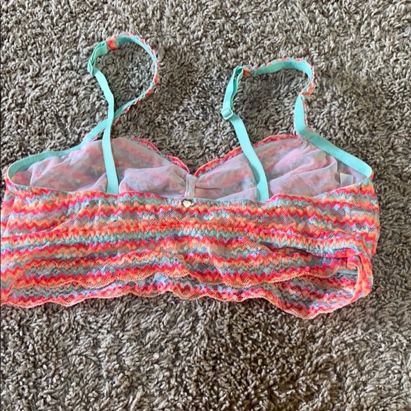 Victoria’s Secret bralette Neon Chevron - Picture 2 of 2